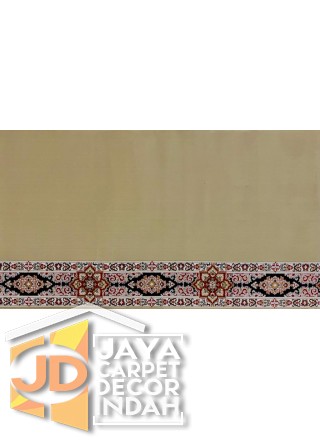 Karpet Sajadah Asma Beige Motif Polos 120x600, 120x1200, 120x1800, 120x2400, 120x3000 